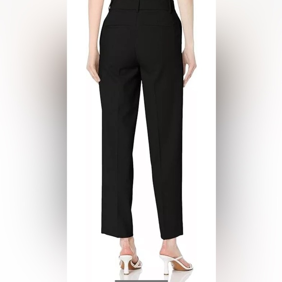 $365 VINCE - Black Wool Blend High Waist Straight Leg Pants Trousers 10 - Picture 2 of 6